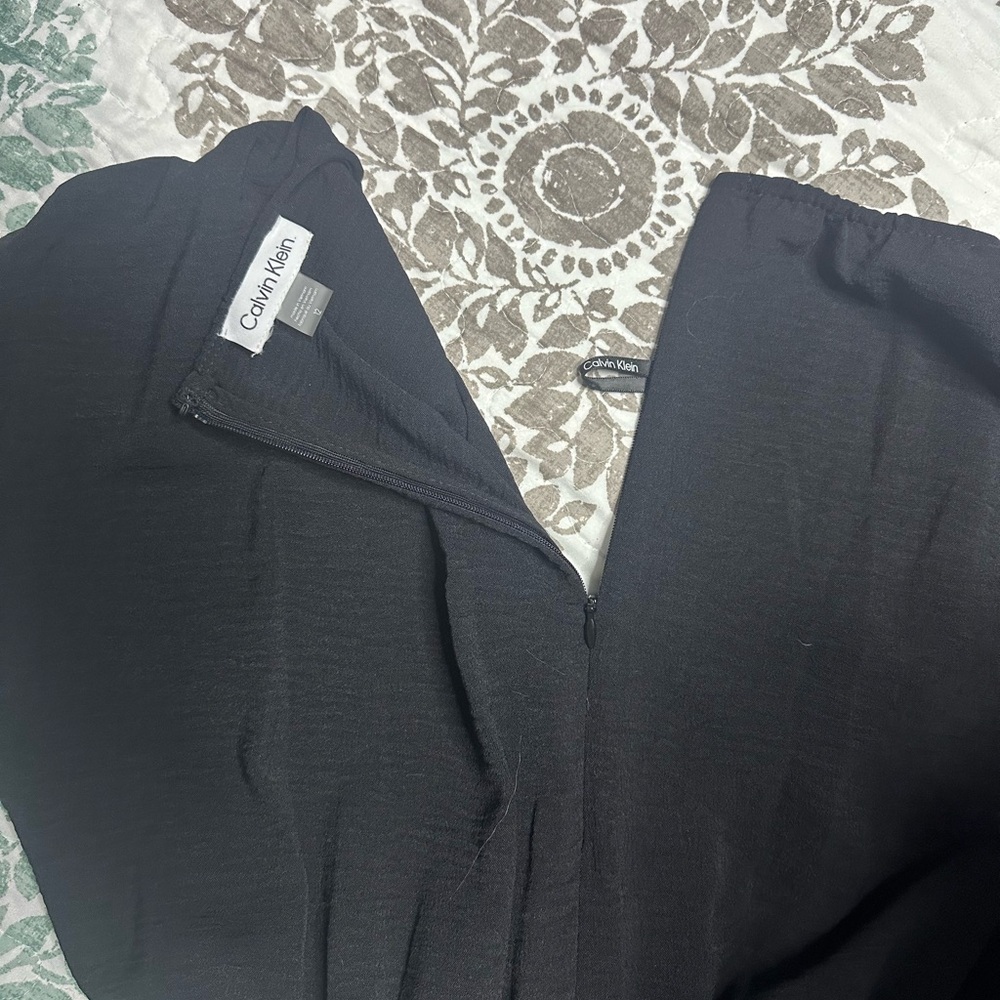 Calvin Klein Charcoal Jumpsuit - Picture 2 of 7